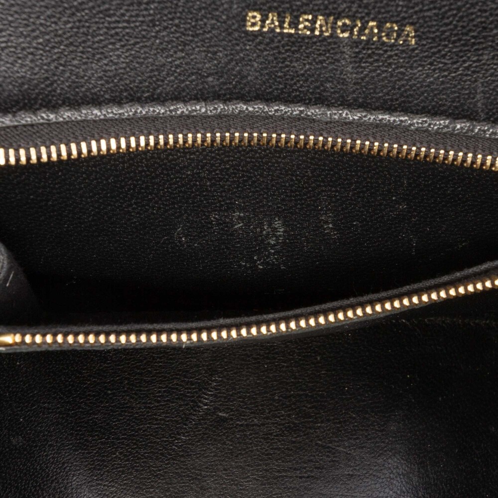 Pre-Loved Balenciaga Small Shiny Box Calfskin Hourglass Top Handle Bag - Picture 6 of 11